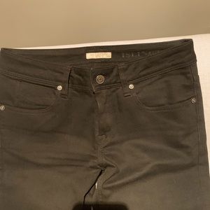 BURBERRY boot cut jeans in black